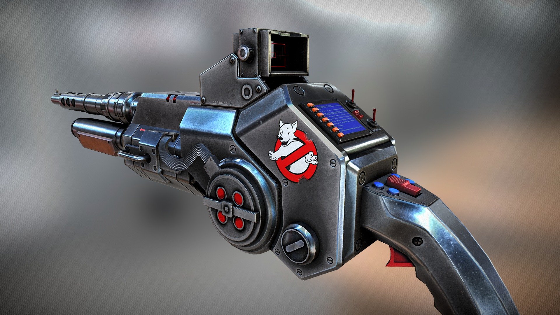 Ghost Buster Rifle 3d model