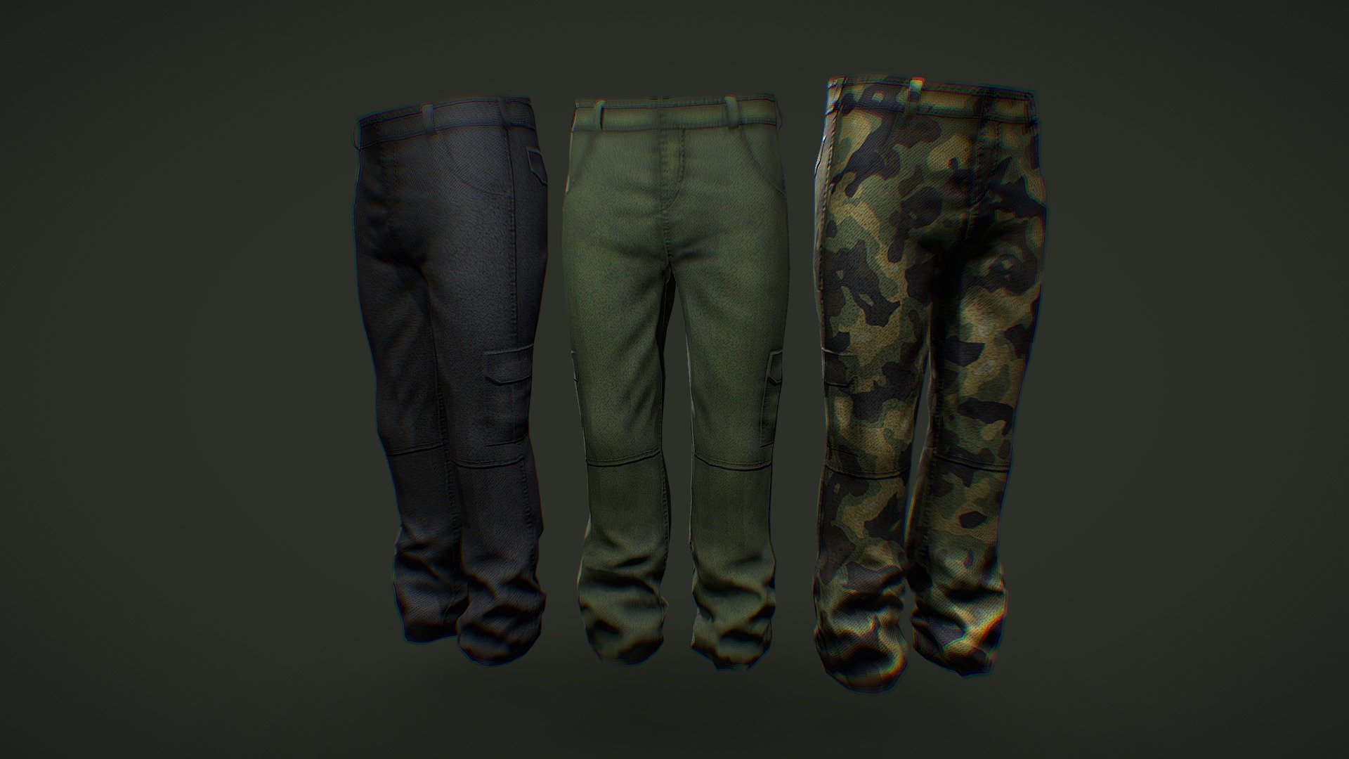 Cargo Pants 3d model