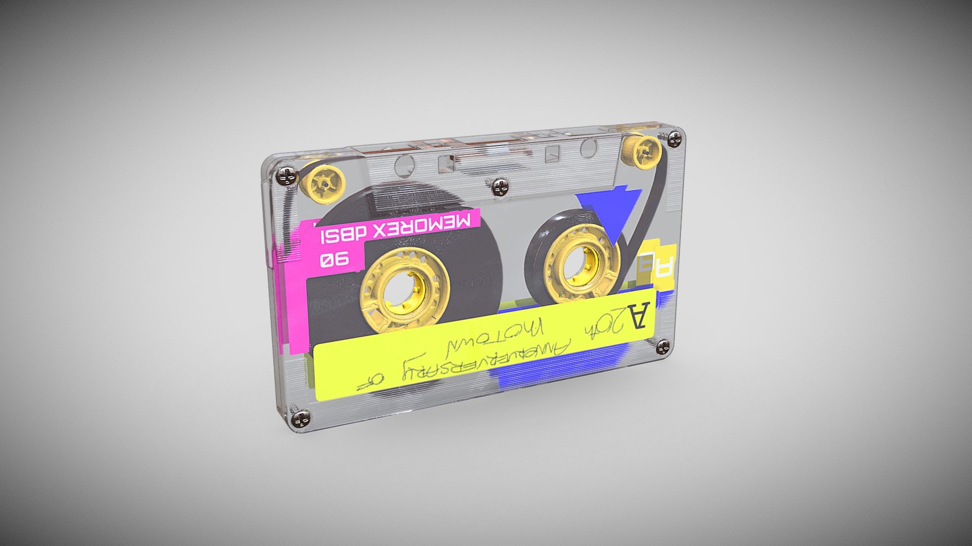 Compact Cassette 3d model