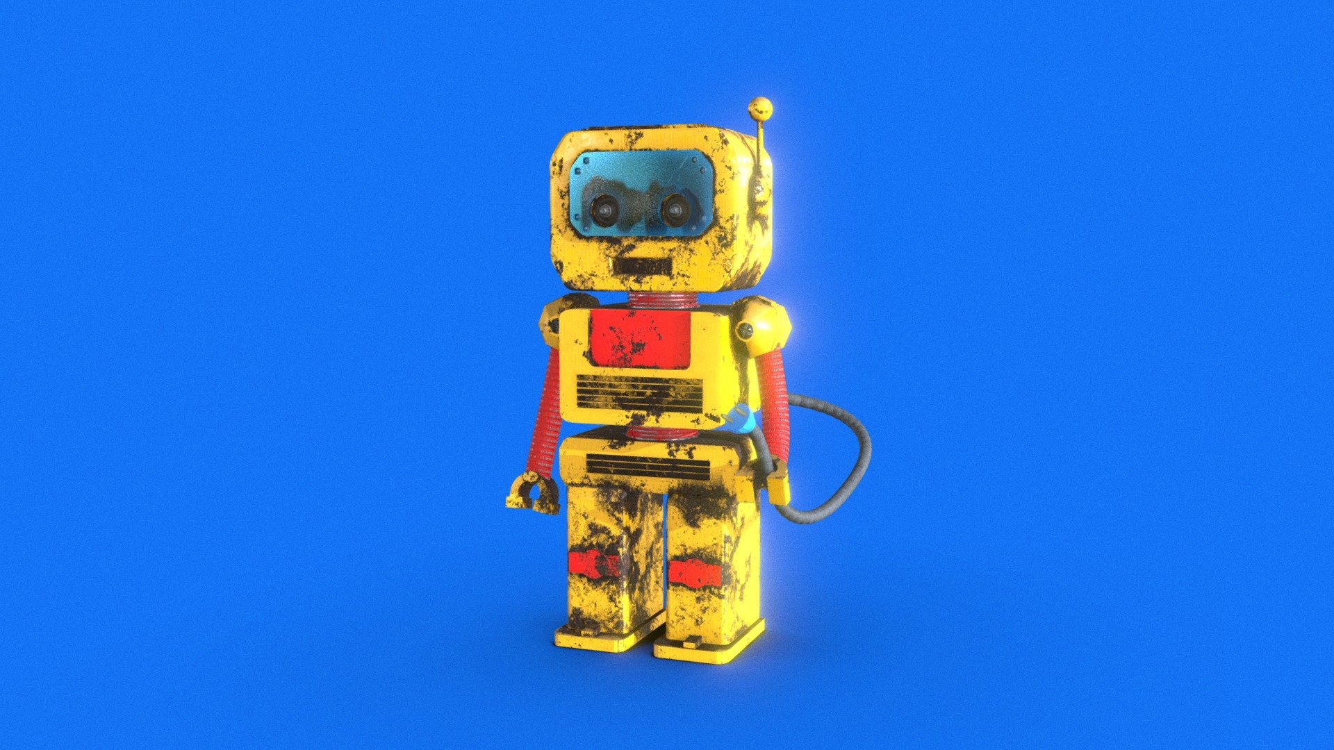 Need to charge quickly! #CuteRobotChallenge 3d model