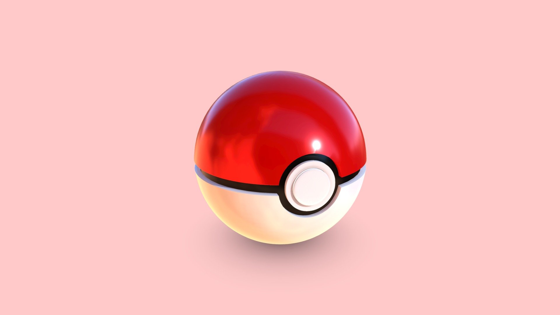 PokeBall 3d model