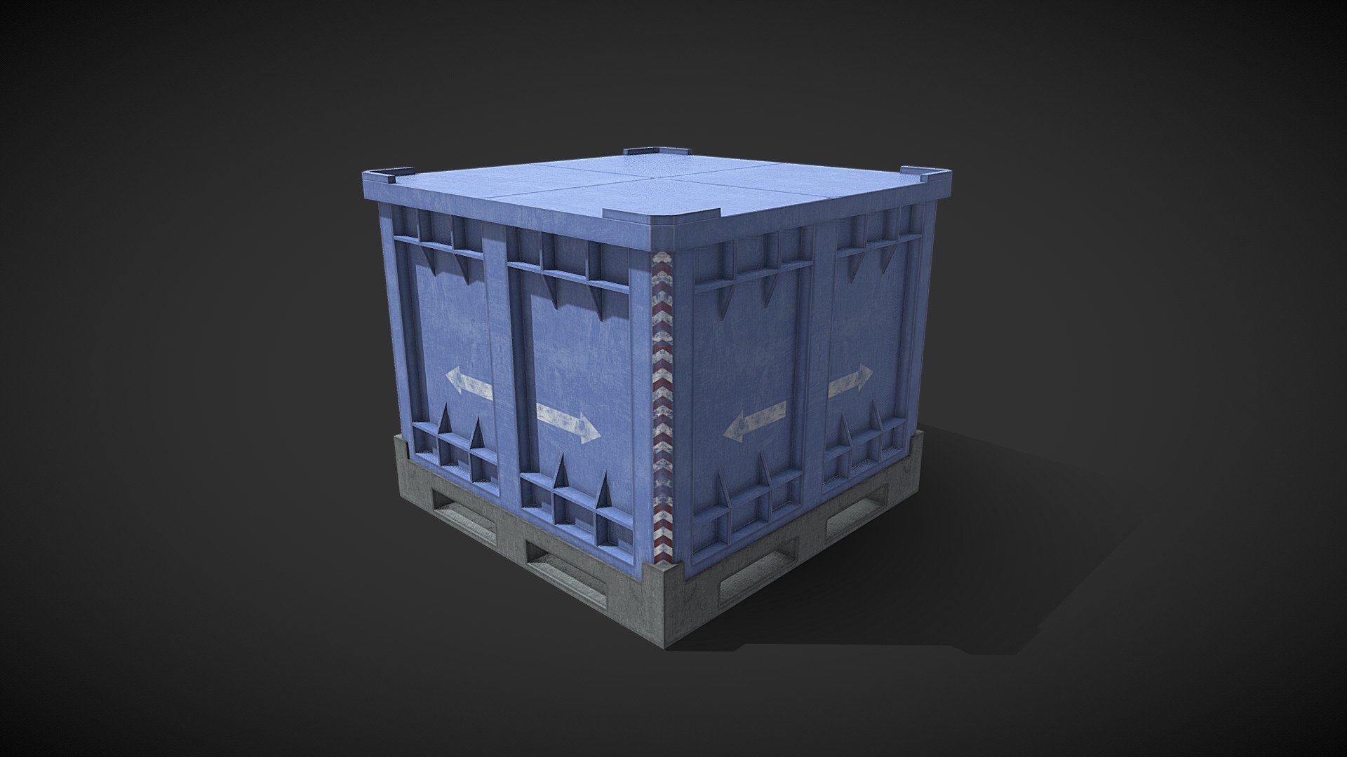 Pushable box 3d model