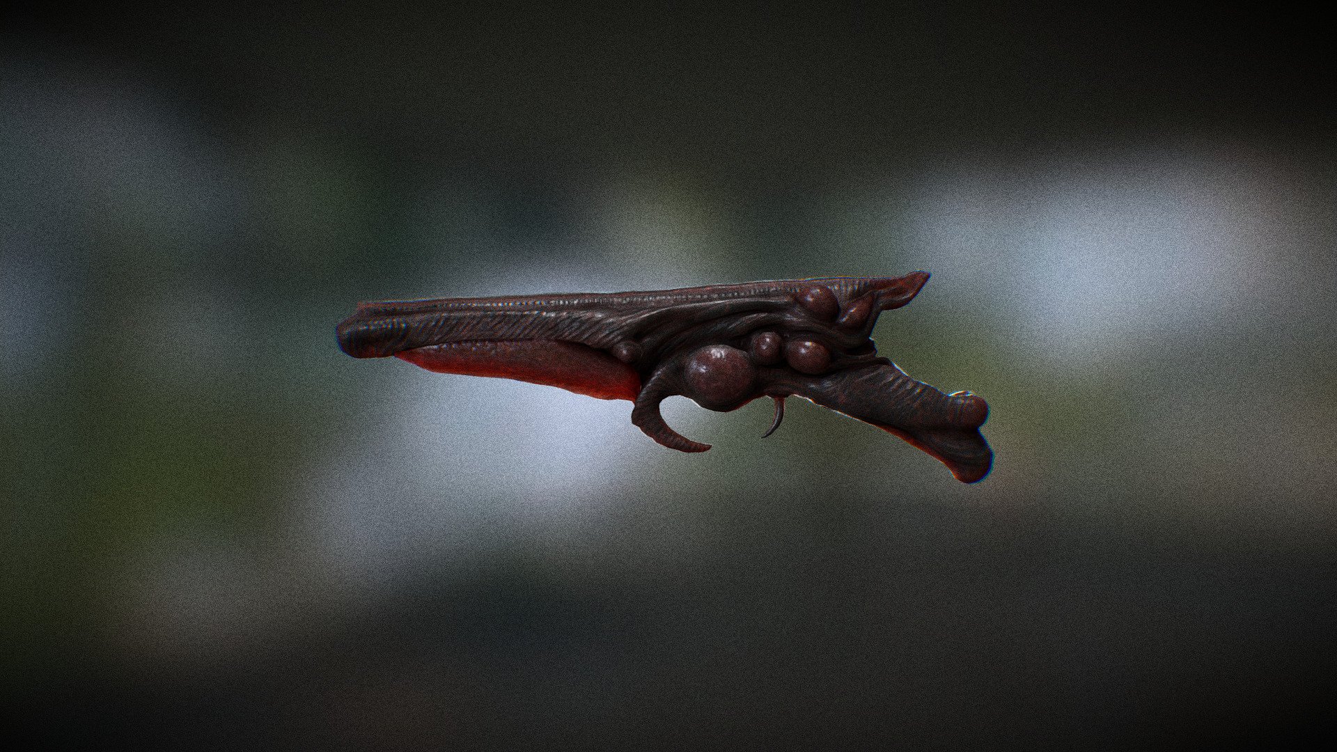 Flesh Pistol 3d model