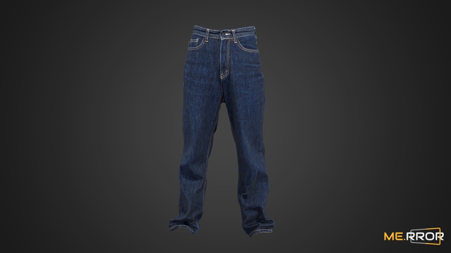 long Jeans 3d model