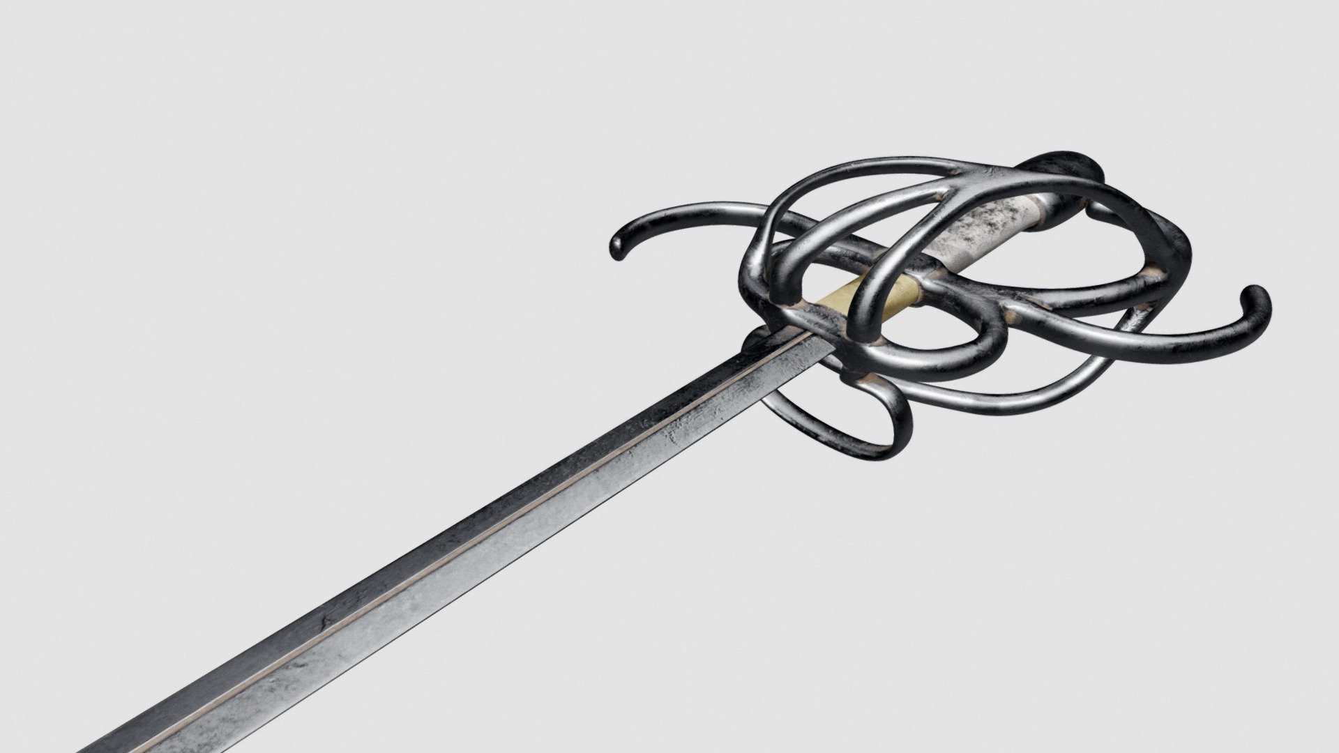 Rapier of D. João de Mascarenhas 3d model