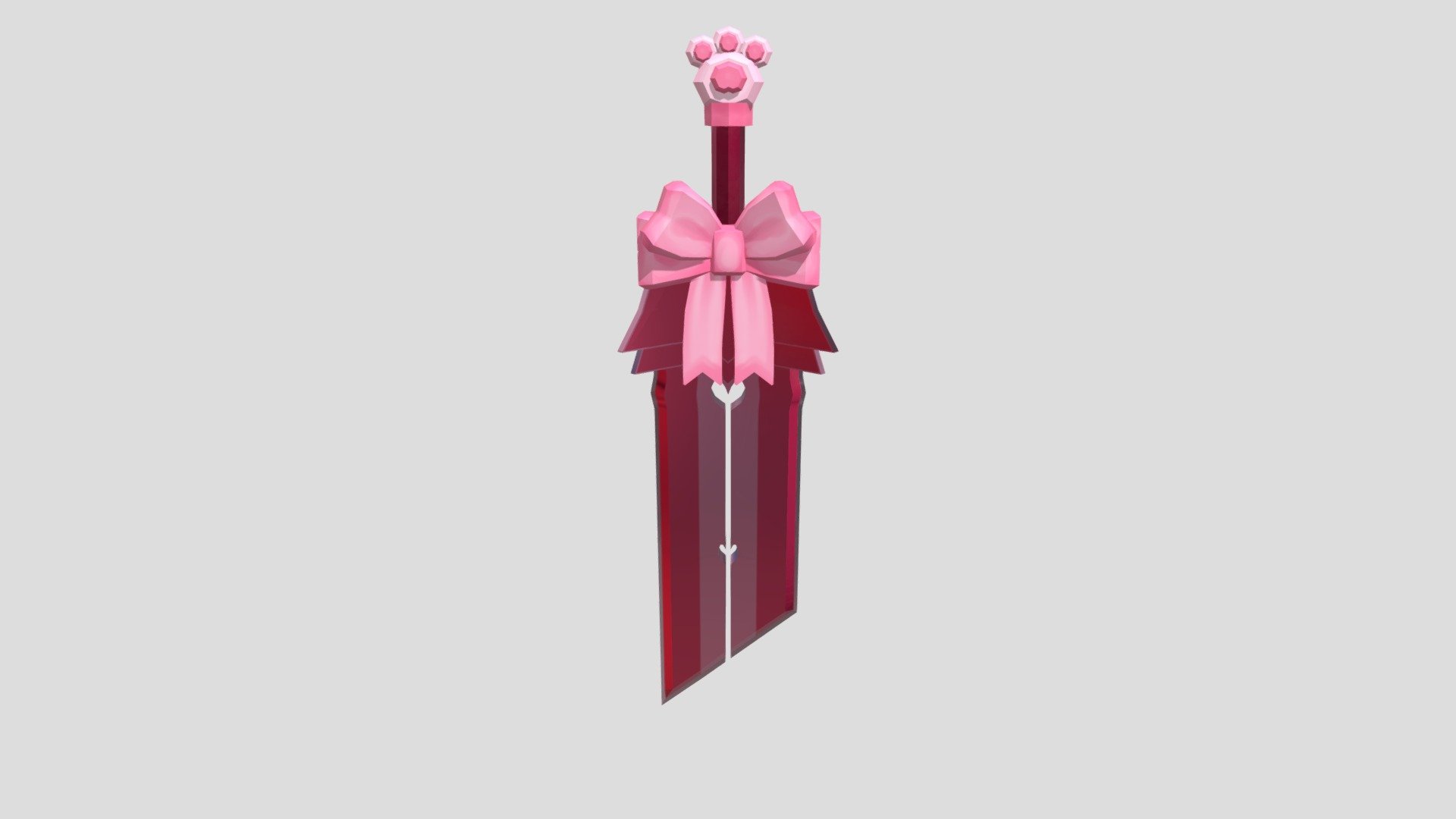 [Assignment] Magical Girl Sword 3d model