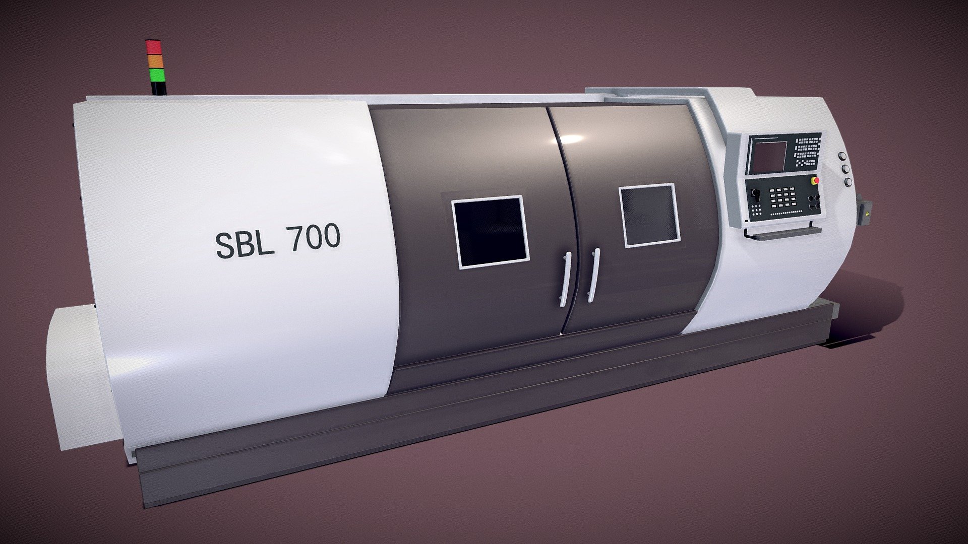 SBL 700 Cnc Lathe TOKARKI 3d model