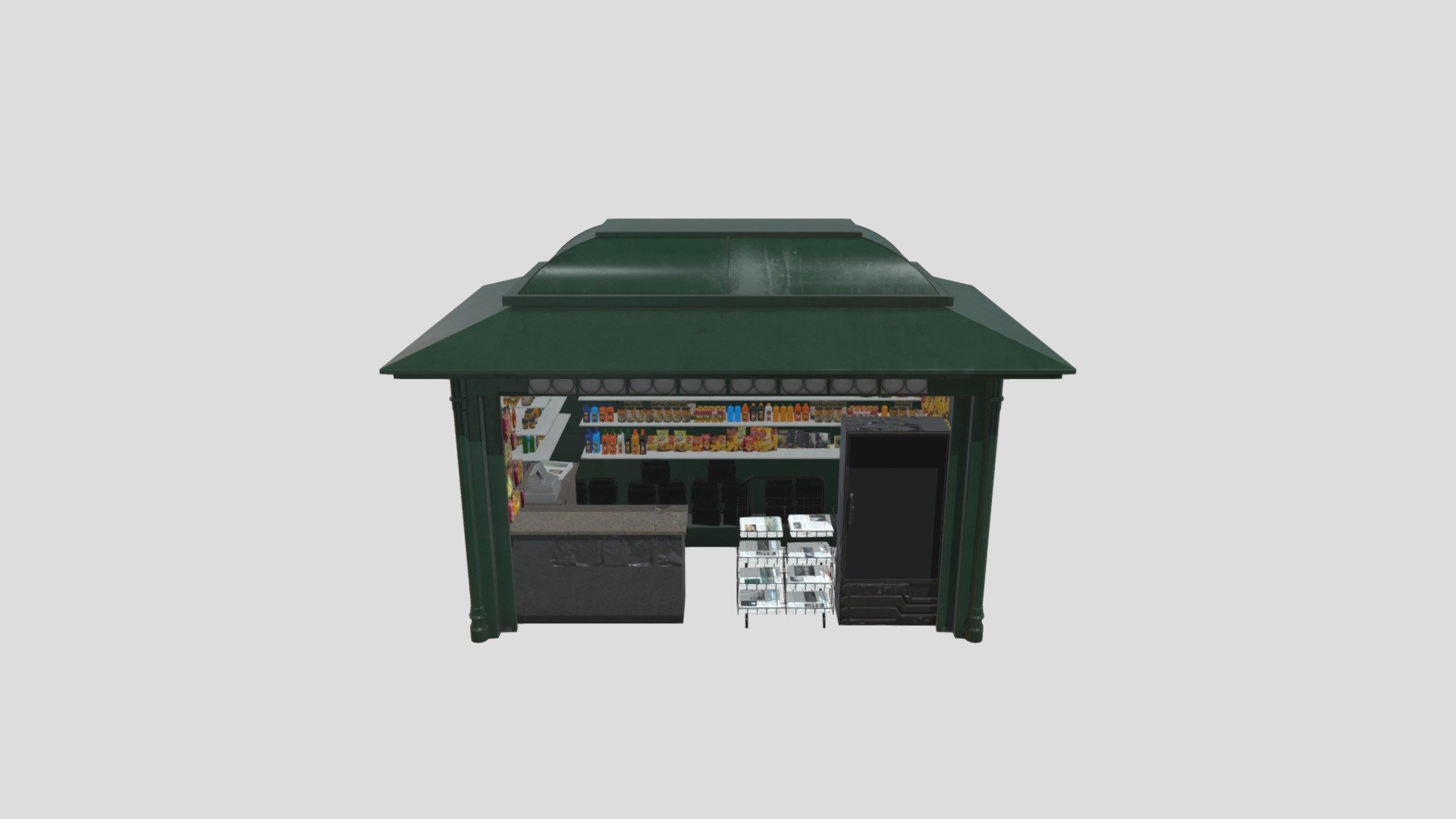 kiosk 42 AM24 3d model