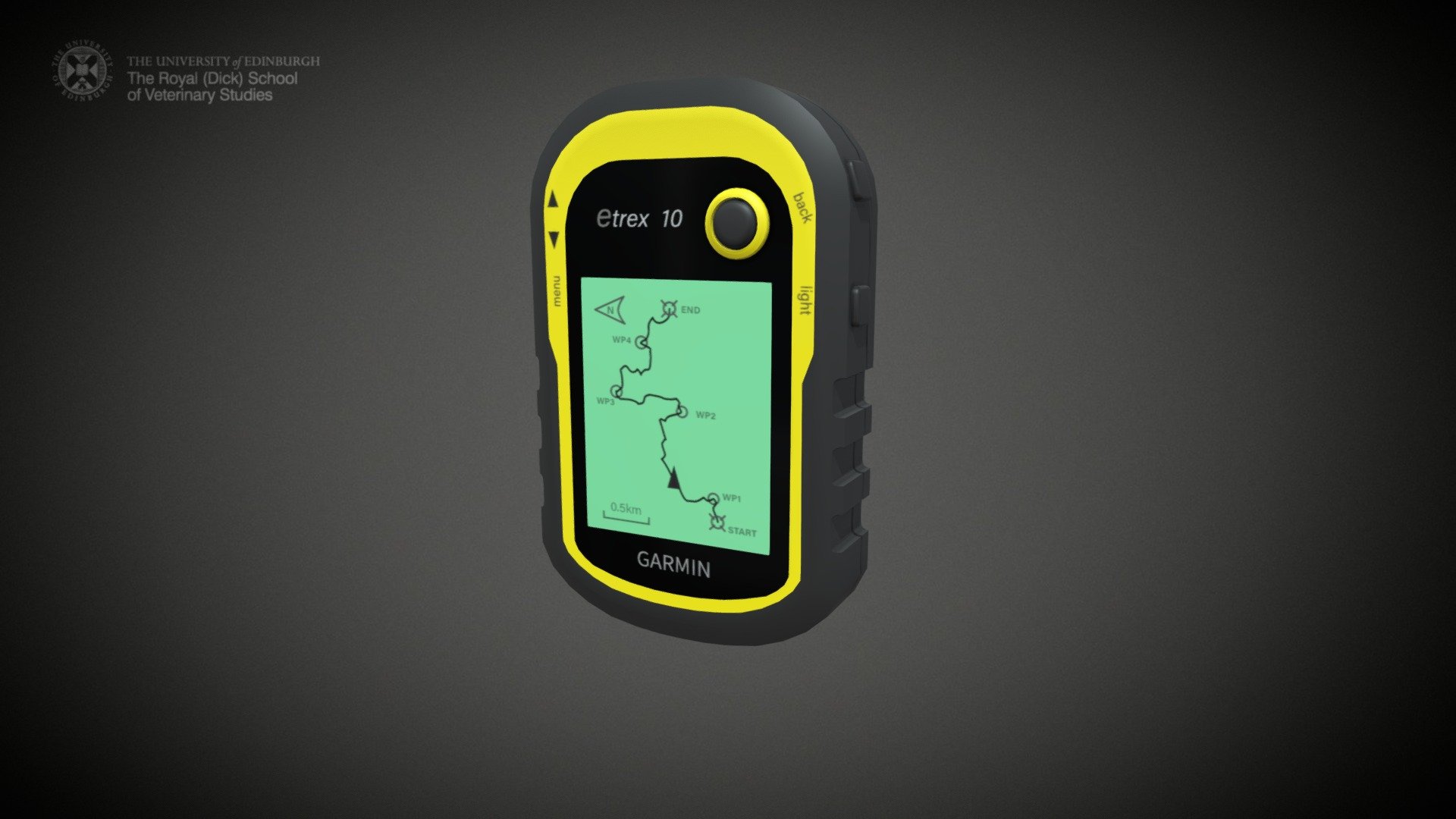 GPS Reciever 3d model