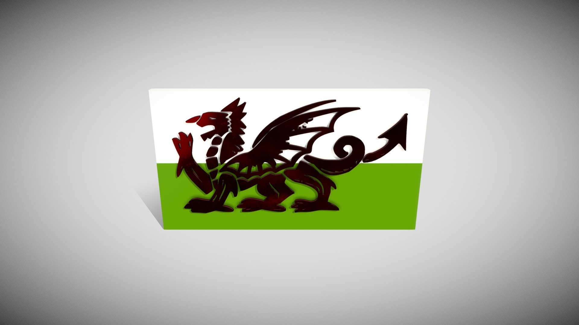 Welsh Dragon 3d model