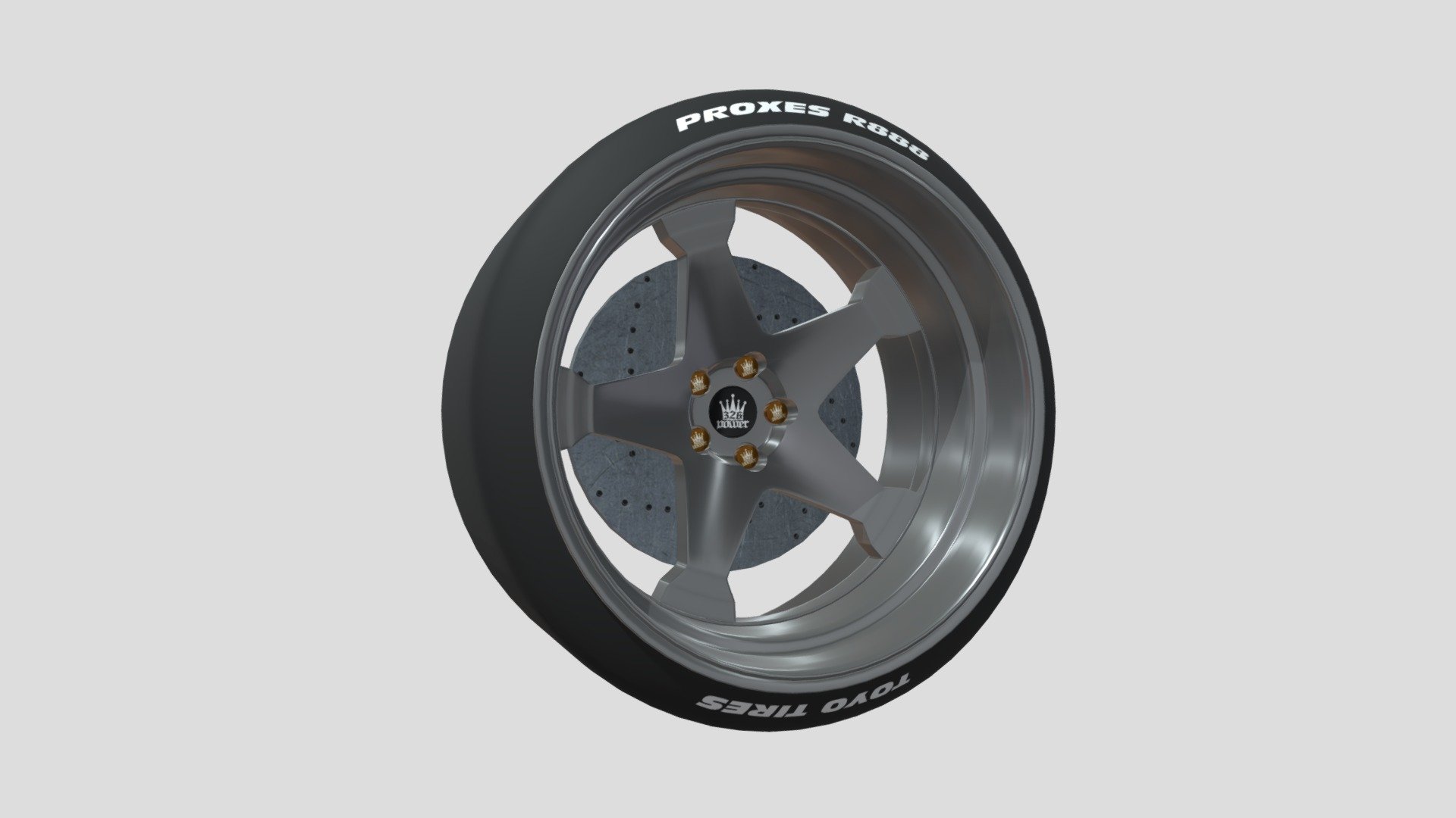 326Power Yabaking Spoke 3d model