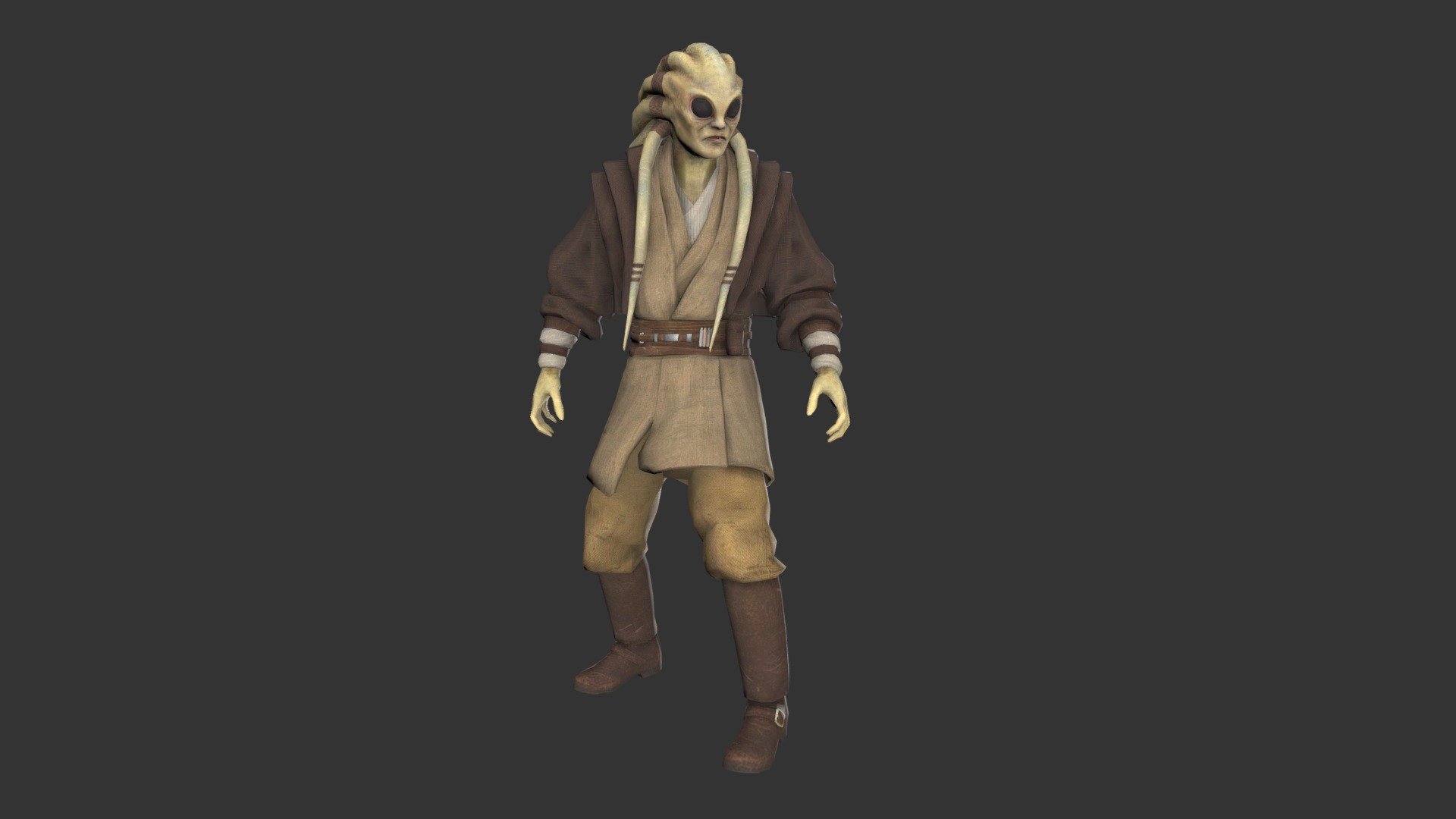 Master Kit Fisto 3d model