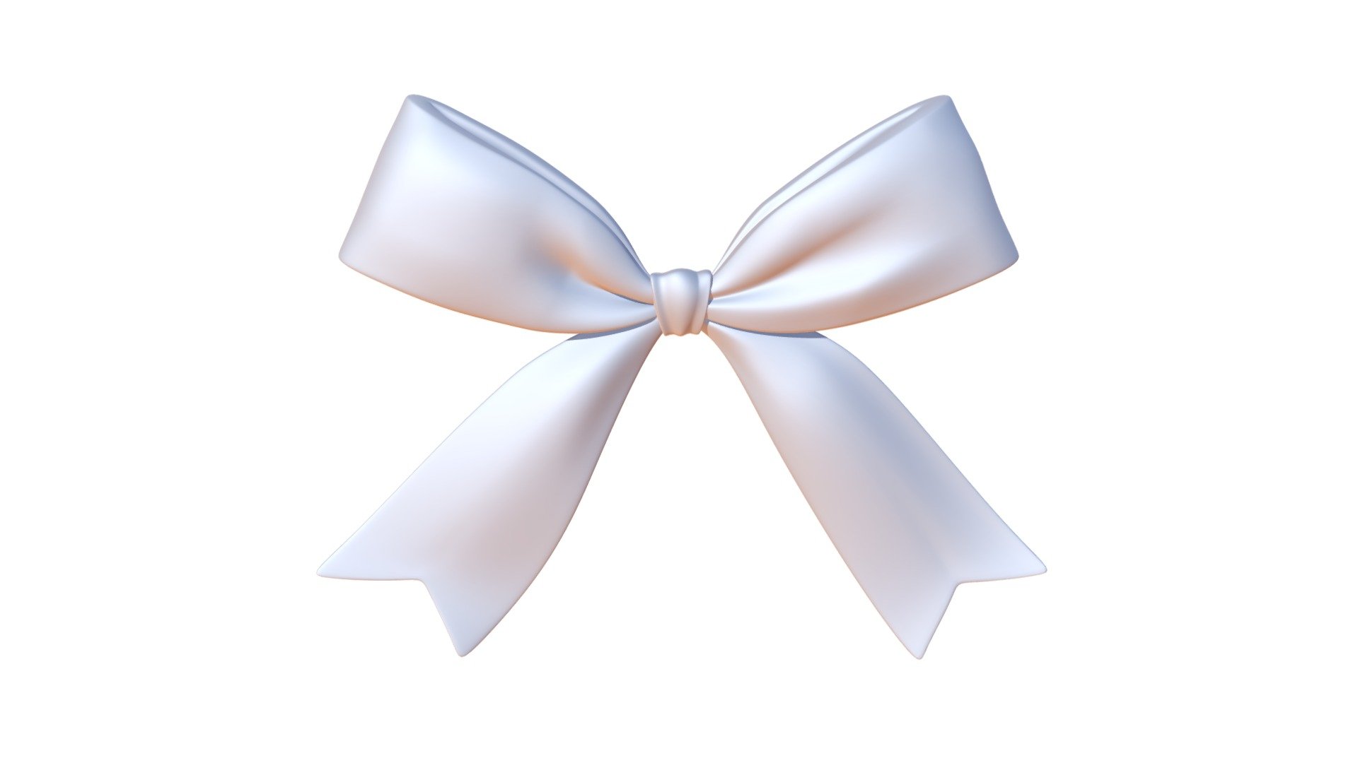 Bow Ribbon Knot 5 3d model