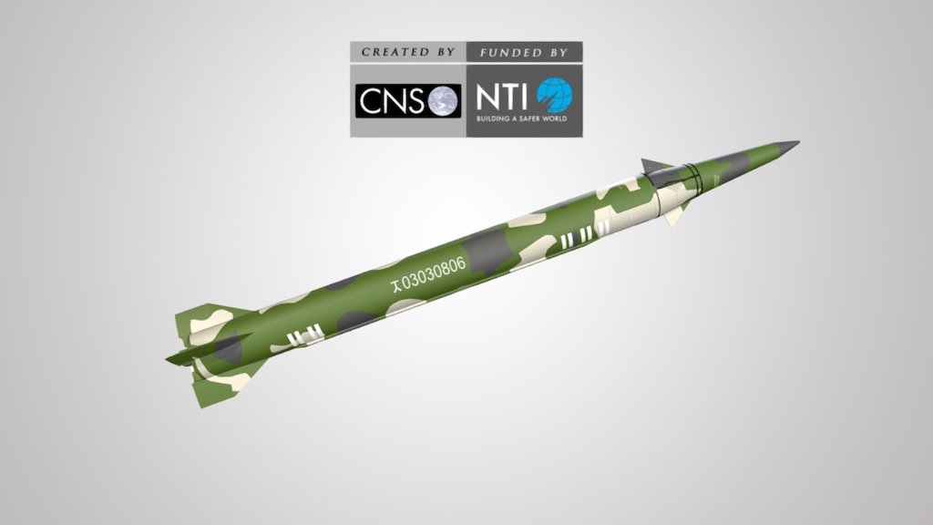 Scud C MaRV 3d model