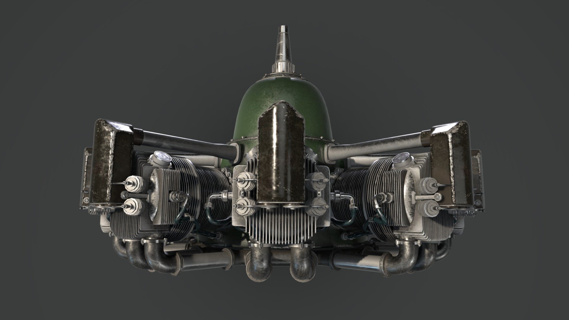 Pegaz 20 ["Pegasus 20" aircraft engine] 3d model