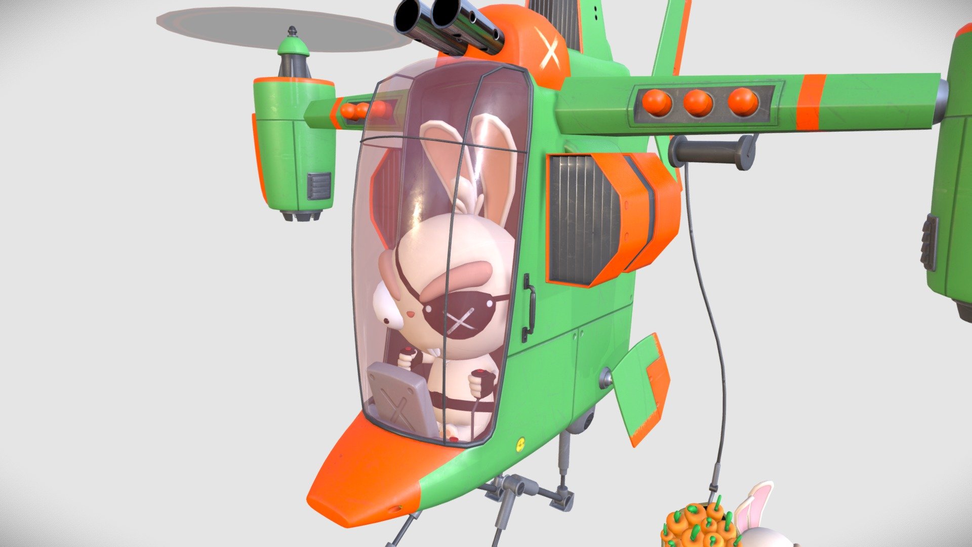 Aerial Collector 3d model