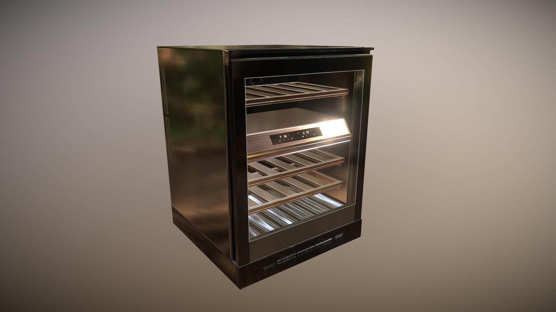 Wine Cooler 3d model