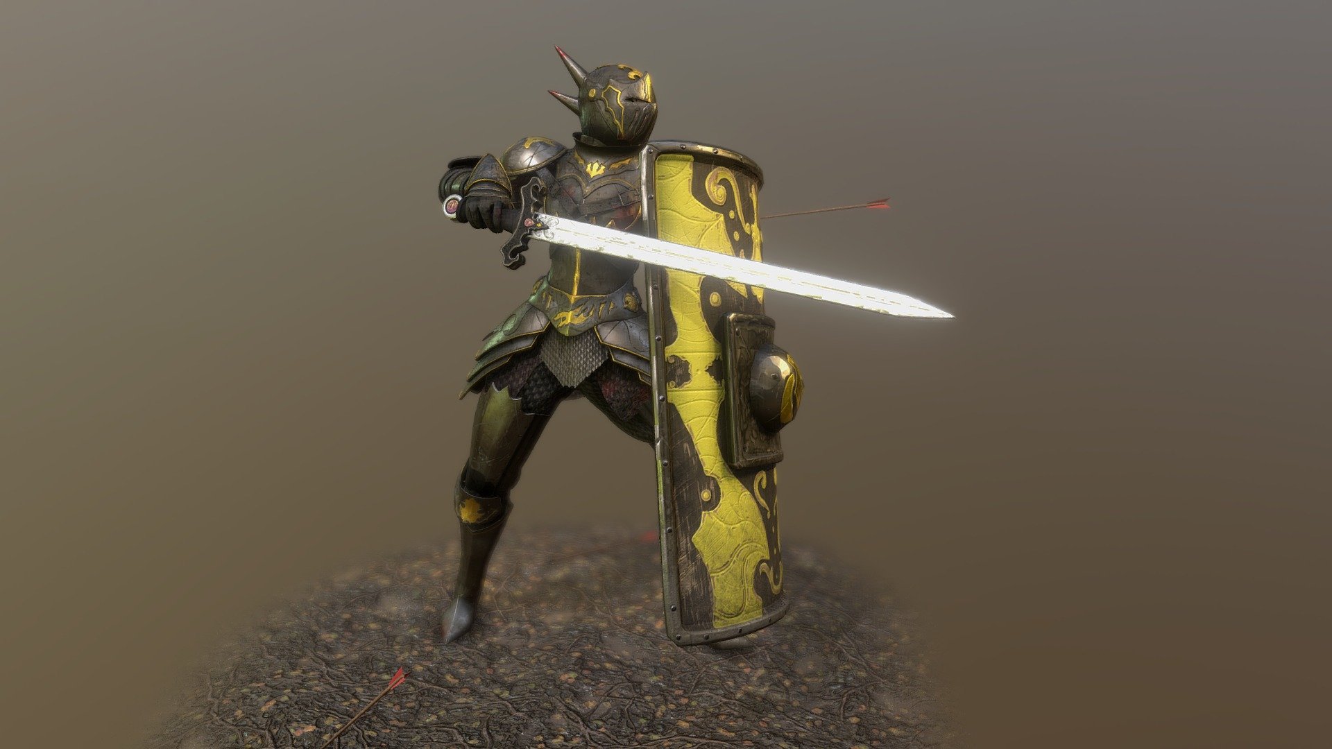 Knight Commander 3d model