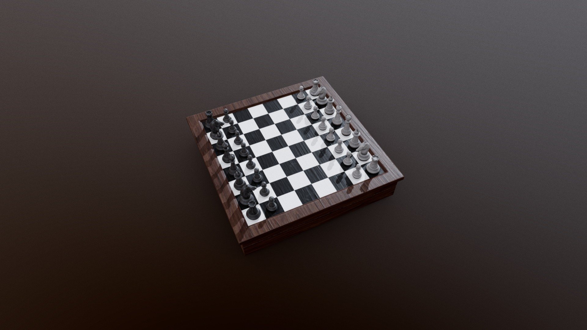 Chess Set 3d model