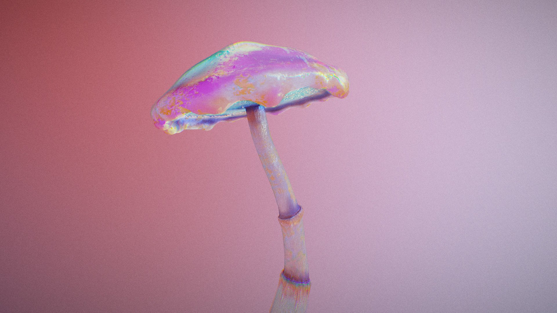 Alien Mushroom 3d model