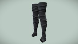 Female Flat Thick Thigh Legwarmers Socks