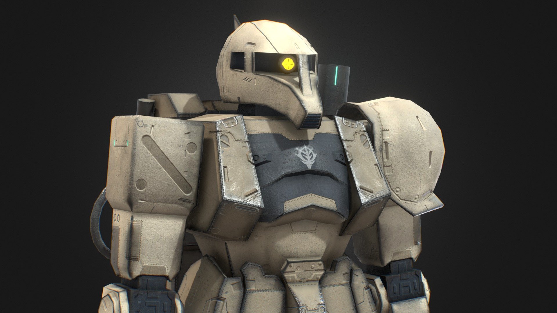 MS-05 Zaku I Sniper 3d model