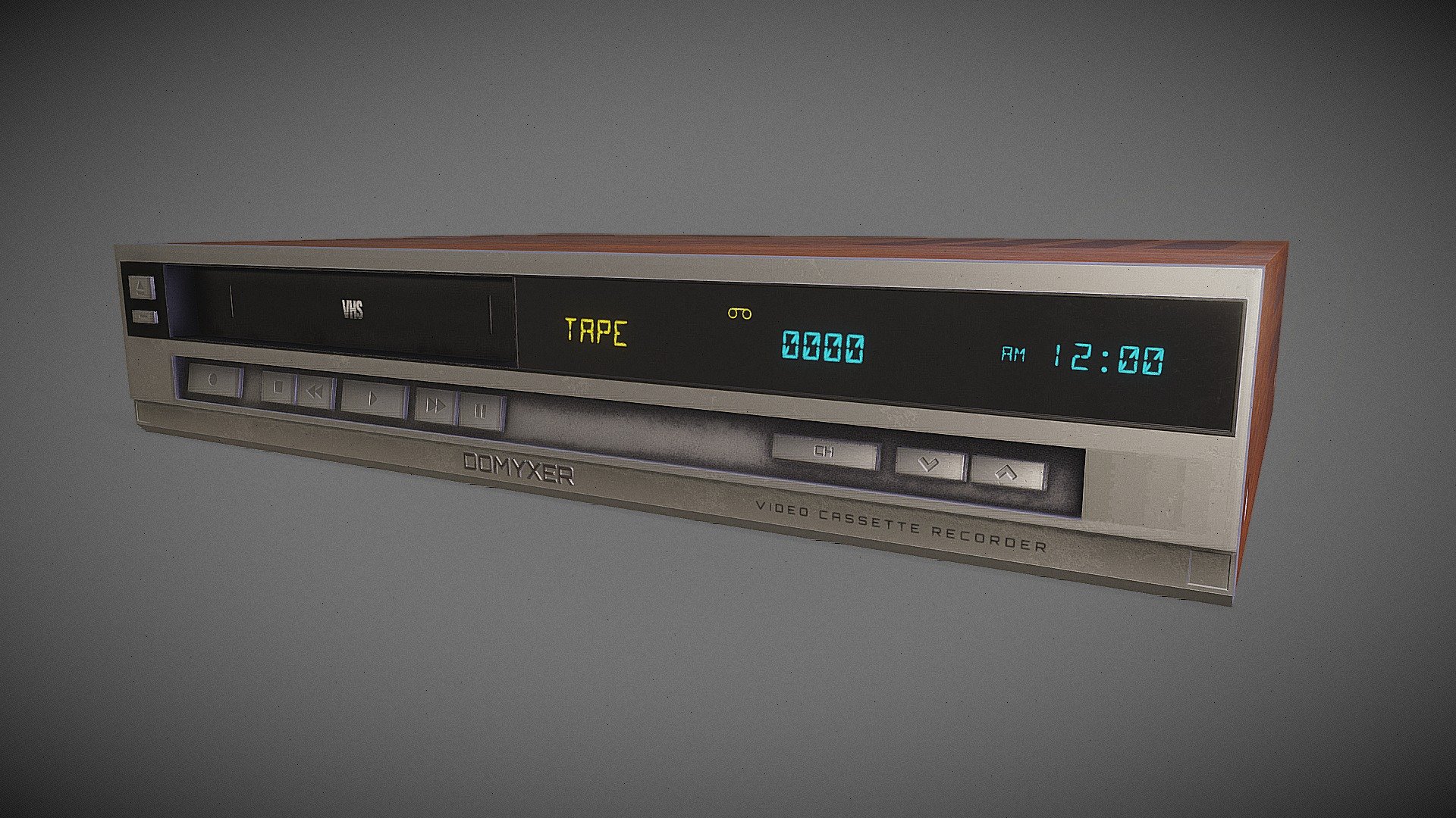 VHS Player 3d model