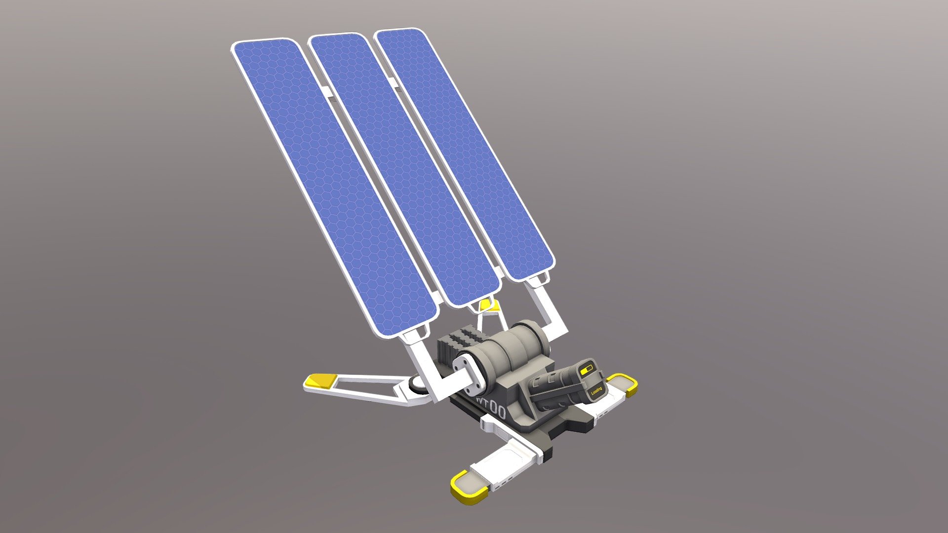 Simple Solar Station 2 3d model