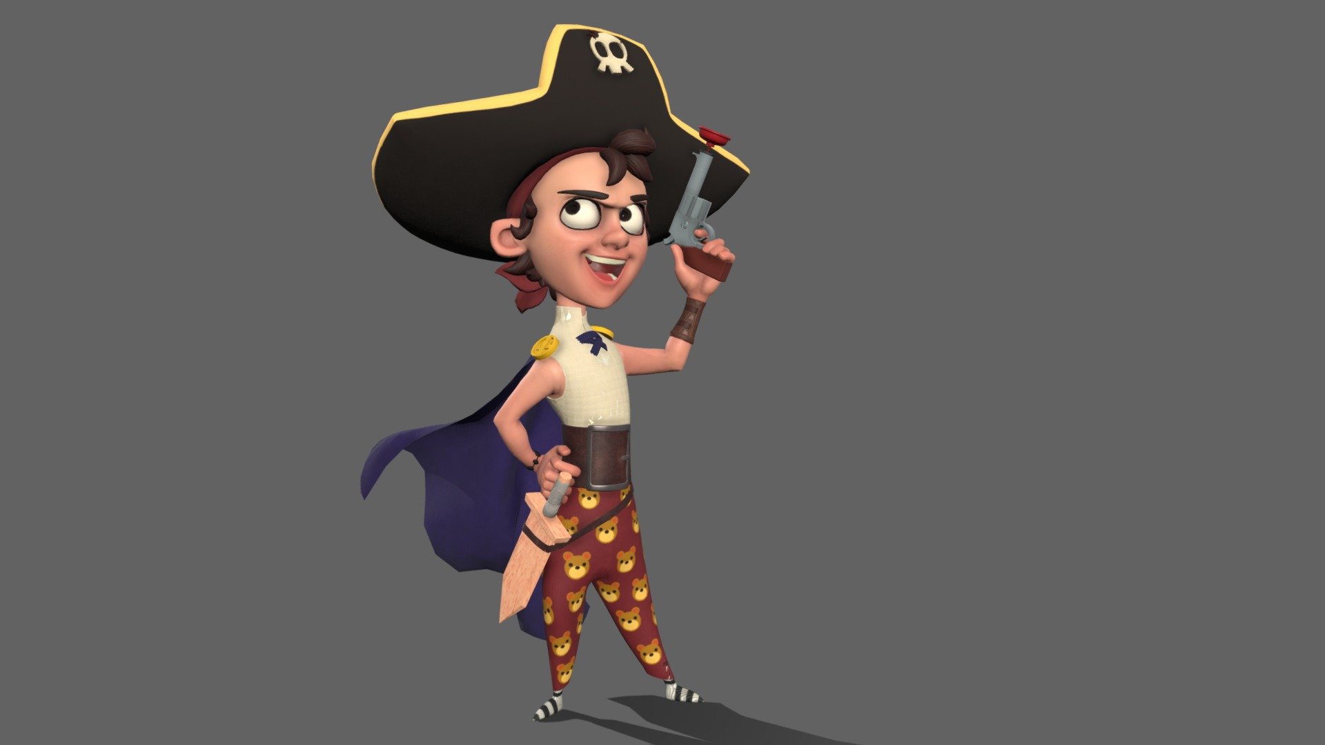 Pirate 3d model