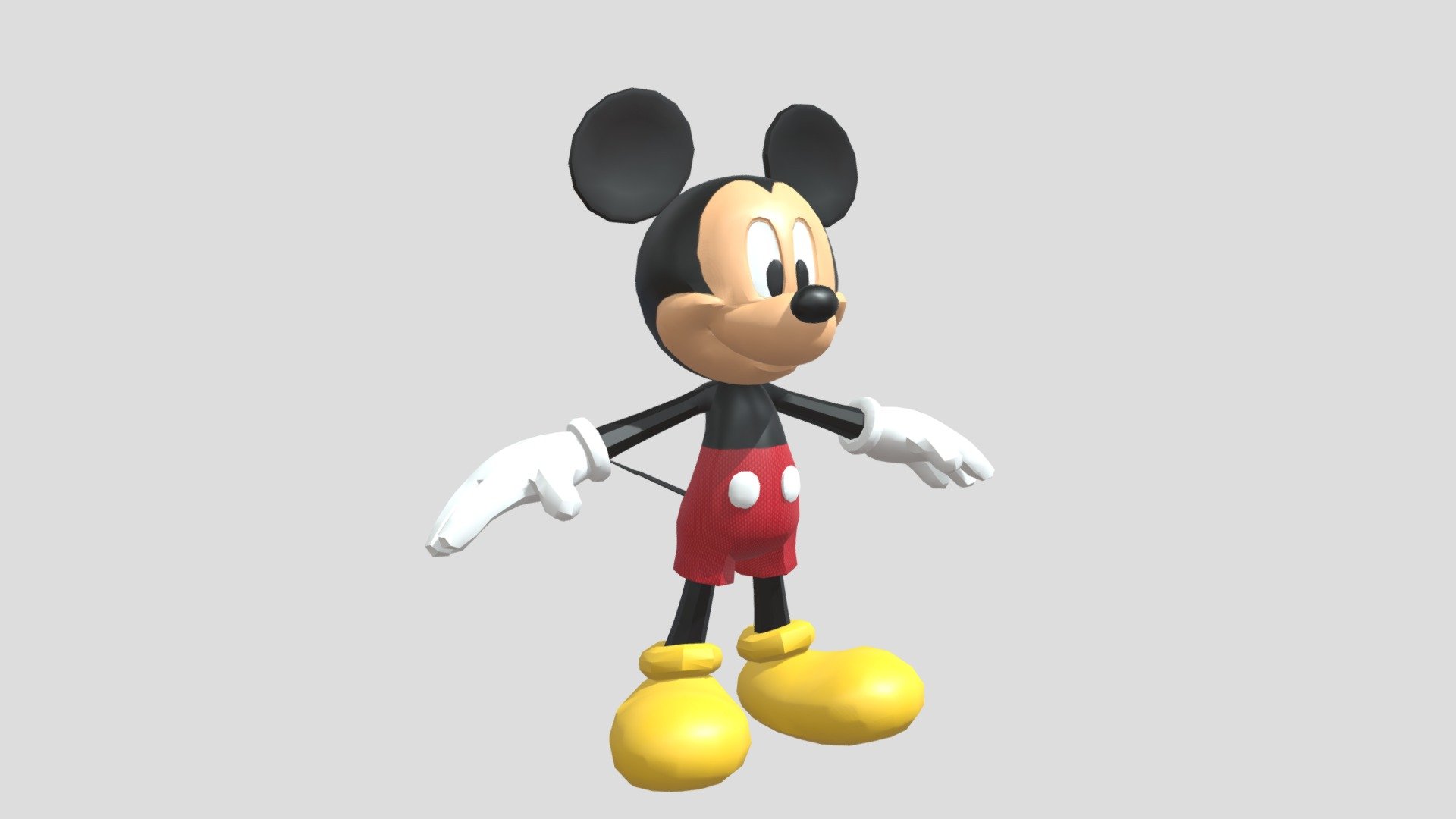 Mickey Mouse Clubhouse character model 3d model