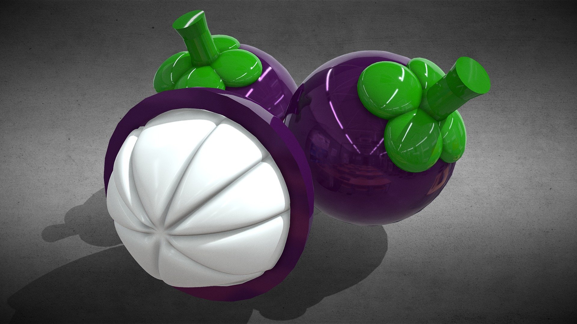 mangosteen 3d model