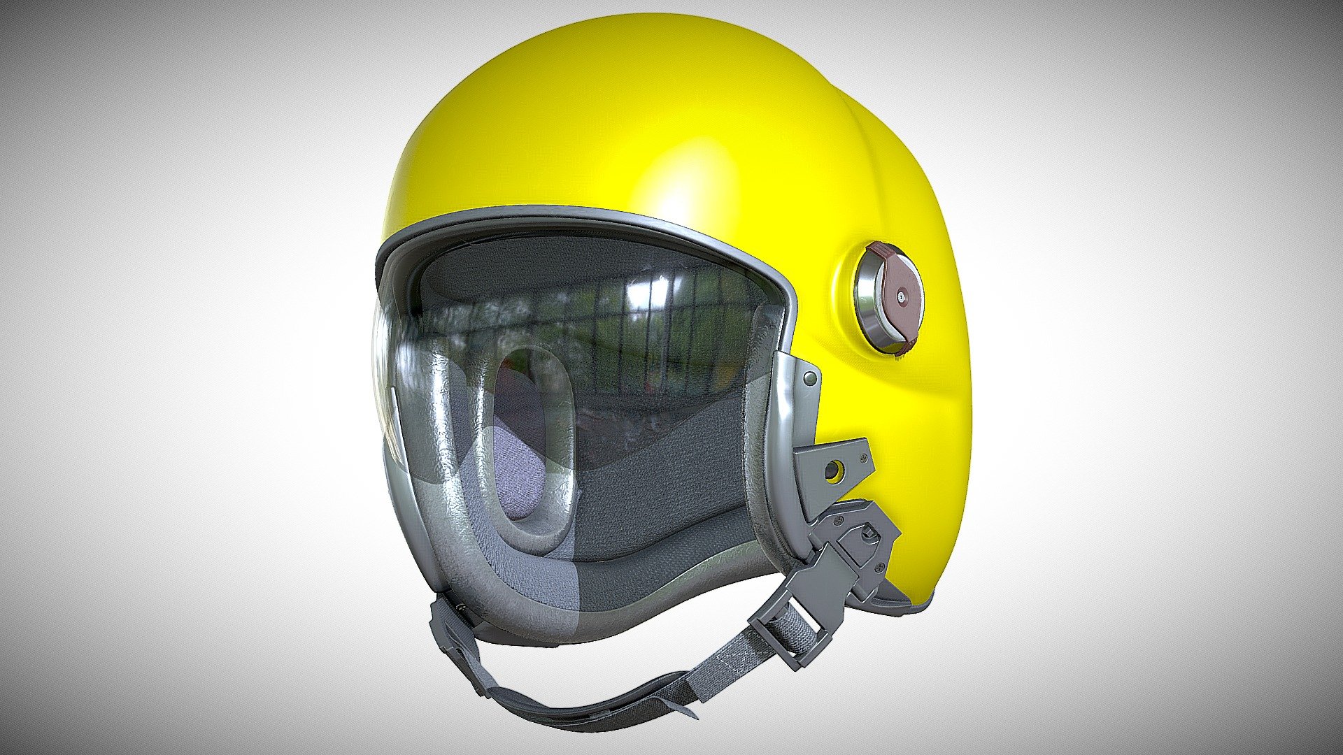 Msa gallet lh050 Pilot Helmet 3d model