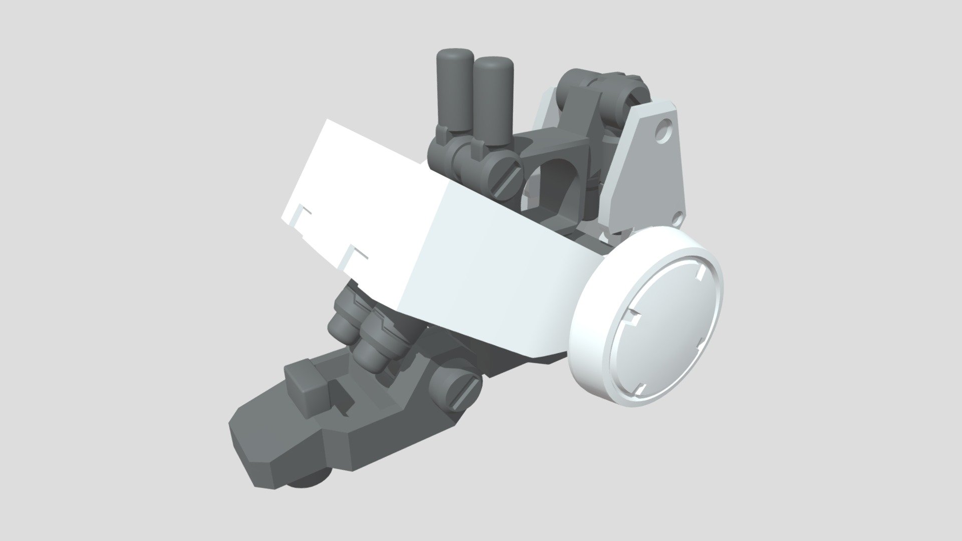 MG RX-79[G] foot upgrade V1 (free) 3d model