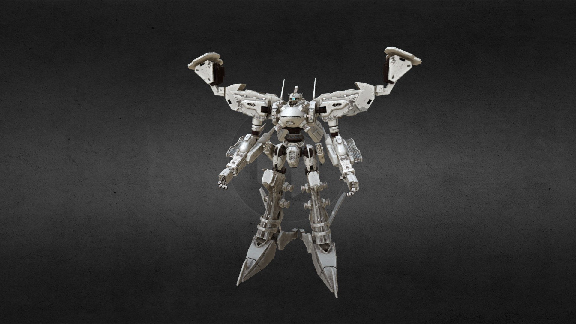 Armored Core White Glint 3d model