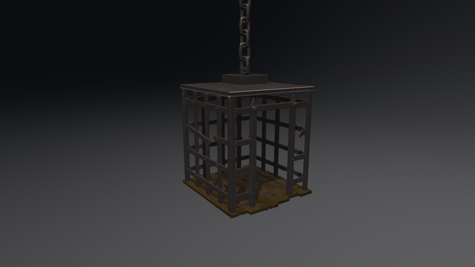 Cage Elevator 3d model