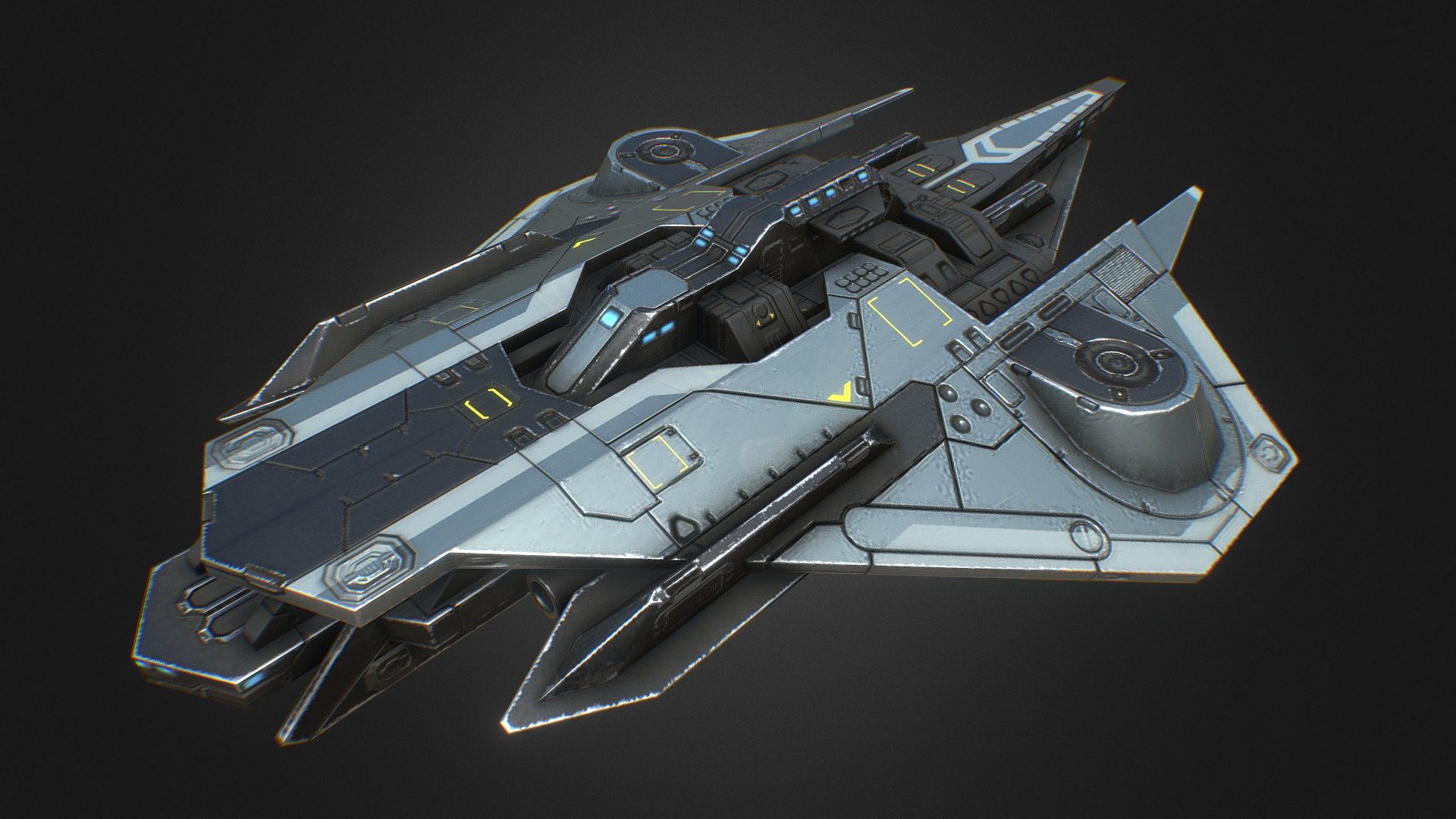 Battleships "Firefly" 3d model