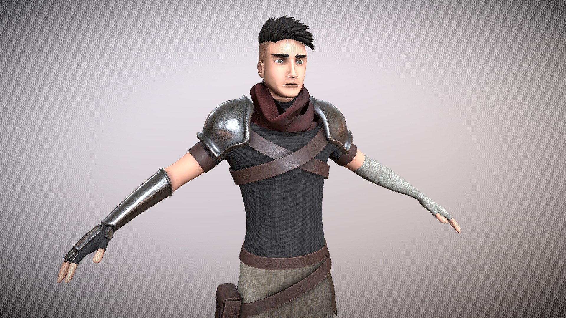 Final Character 3d model