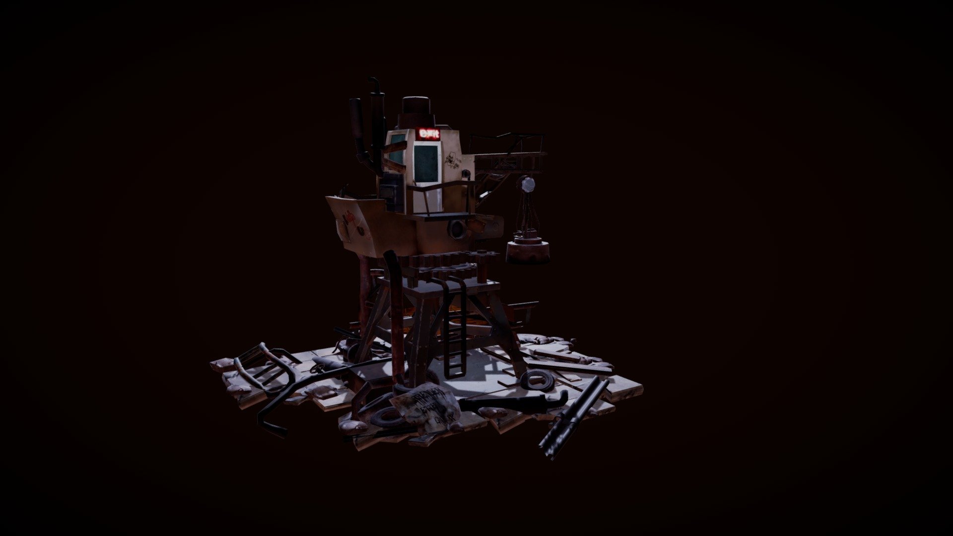 Carcass Lift 3d model