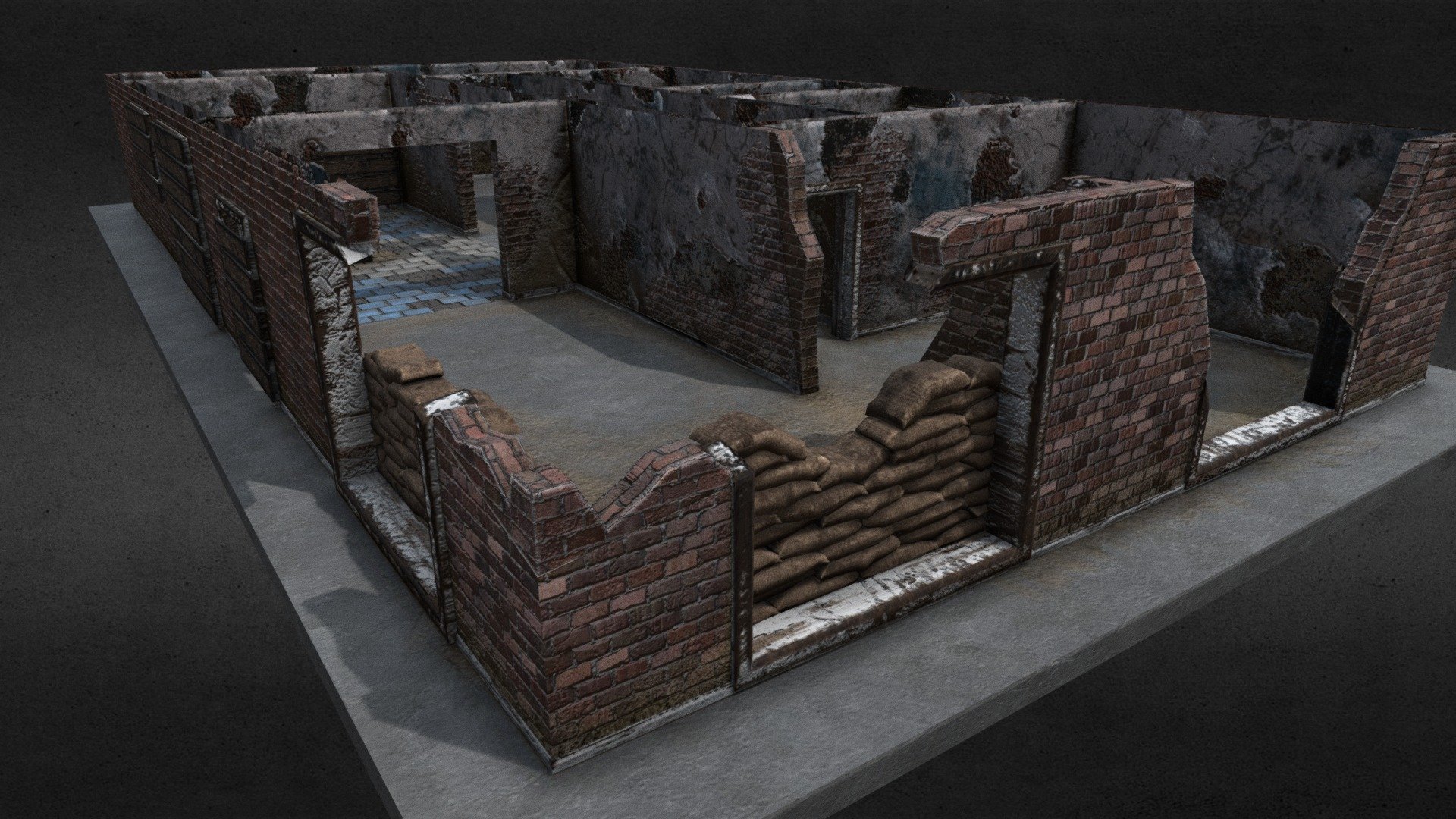 Stalkers Hideout 3d model