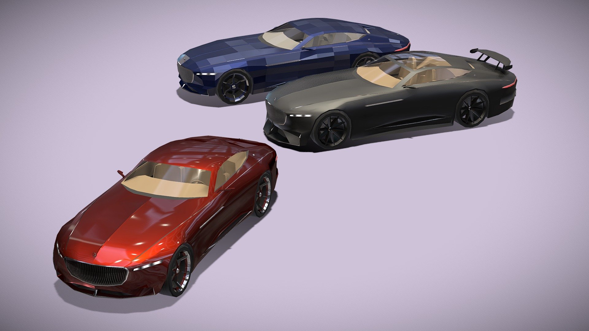 Mercedes Maybach 6 3d model