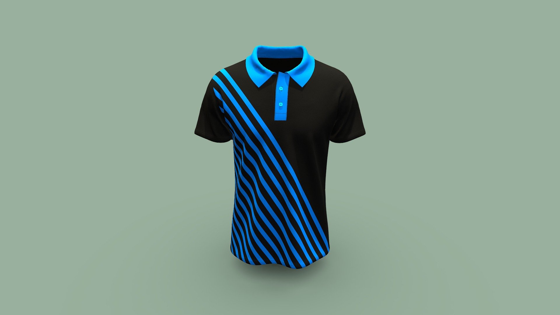 Polo Shirt 3D 3d model