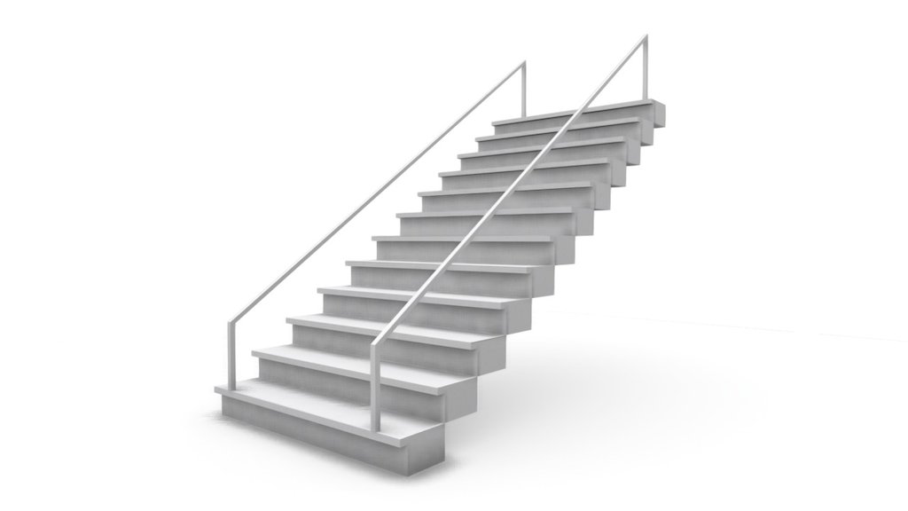 Stairs SHC Quick Office 3d model