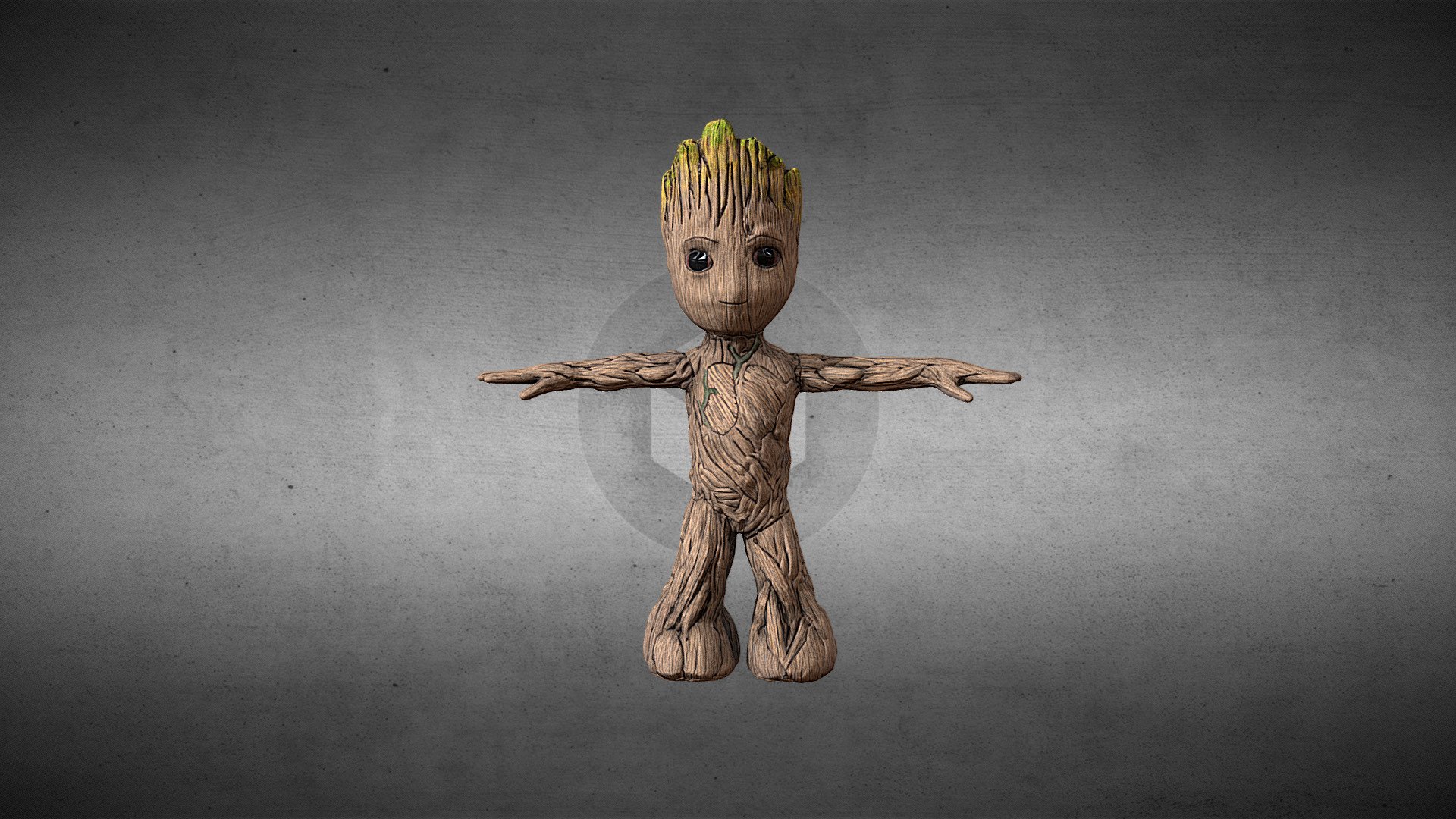 Groot. Marvel Comics. 3d model