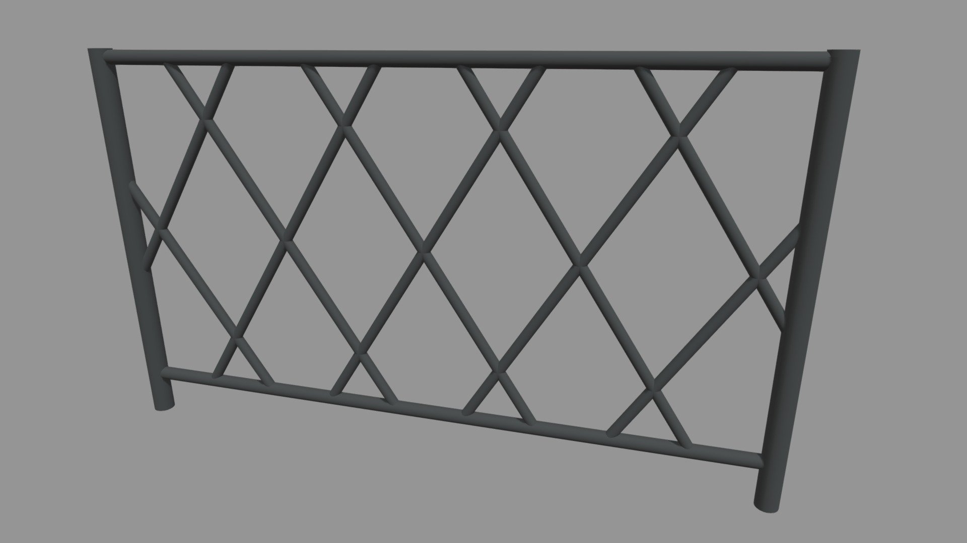 Fence 03 3d model