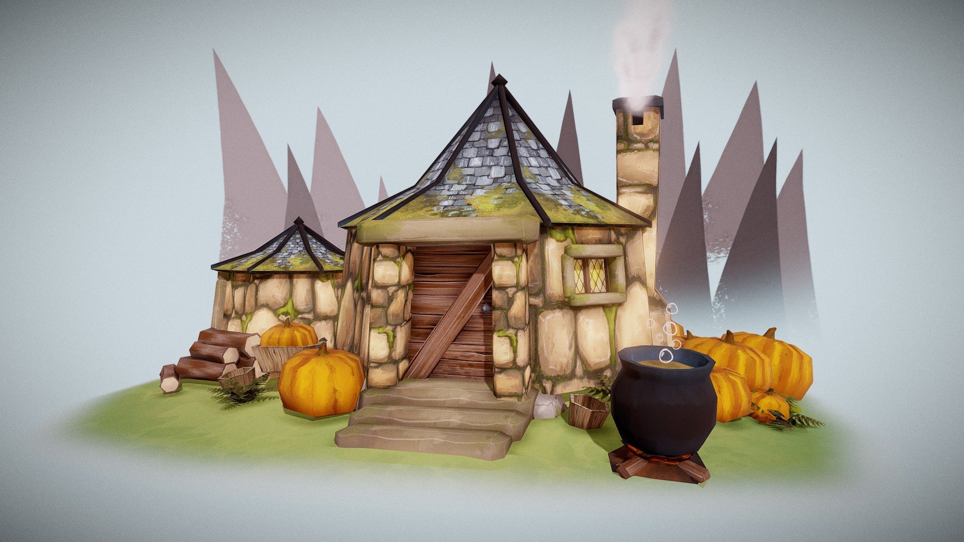 Hagrids Hut 3d model