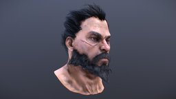 Shogun Head Realistic