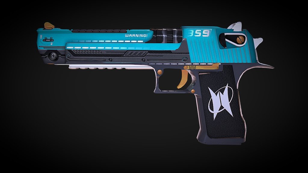 Desert Eagle | Trigger Happy 3d model