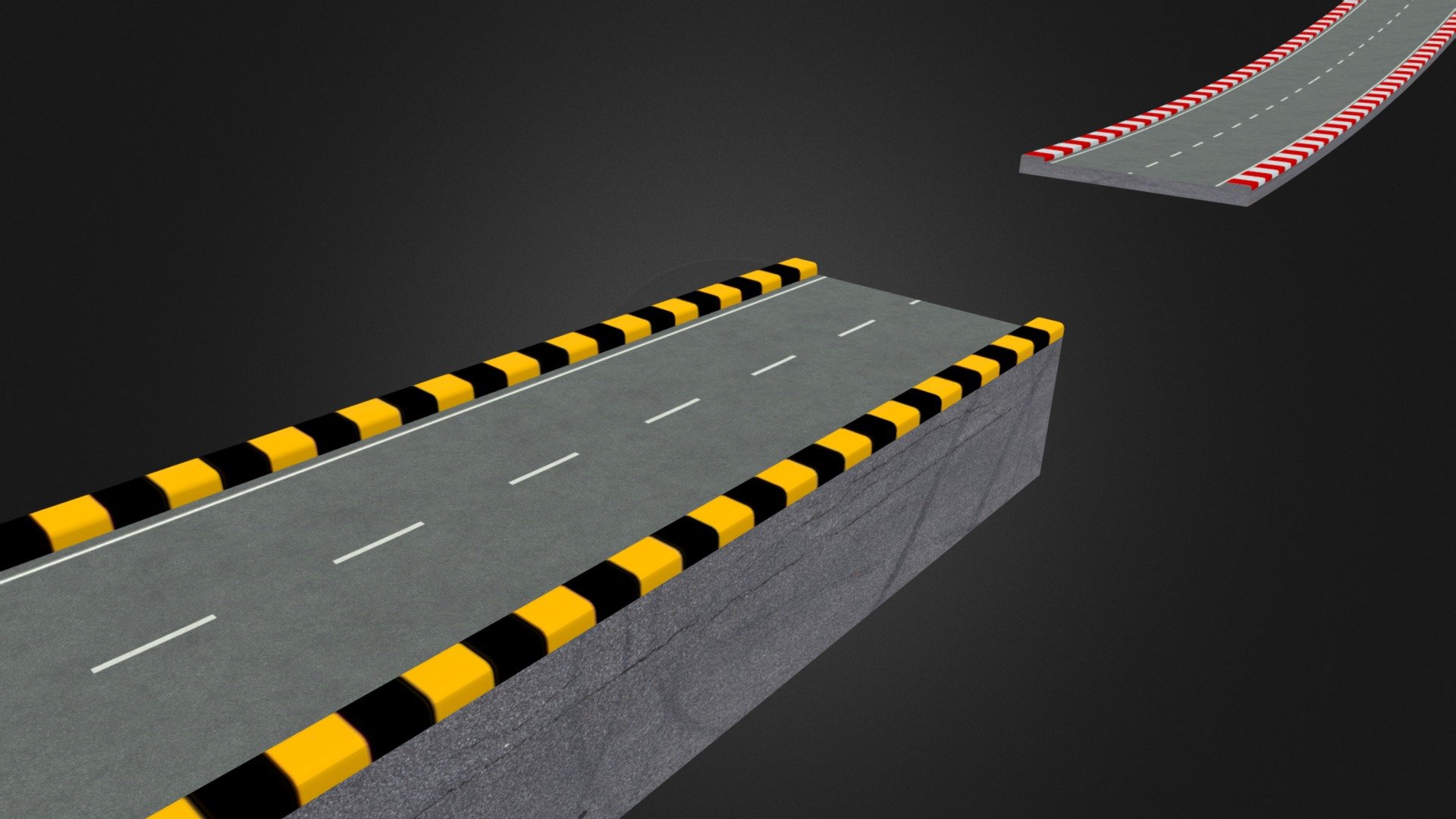 Gt-stunt-track 3d model