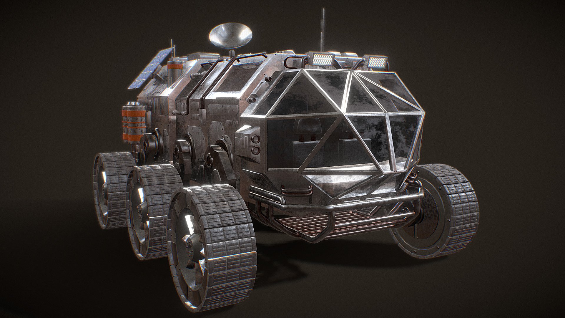 Mars Rover (Blender) 3d model