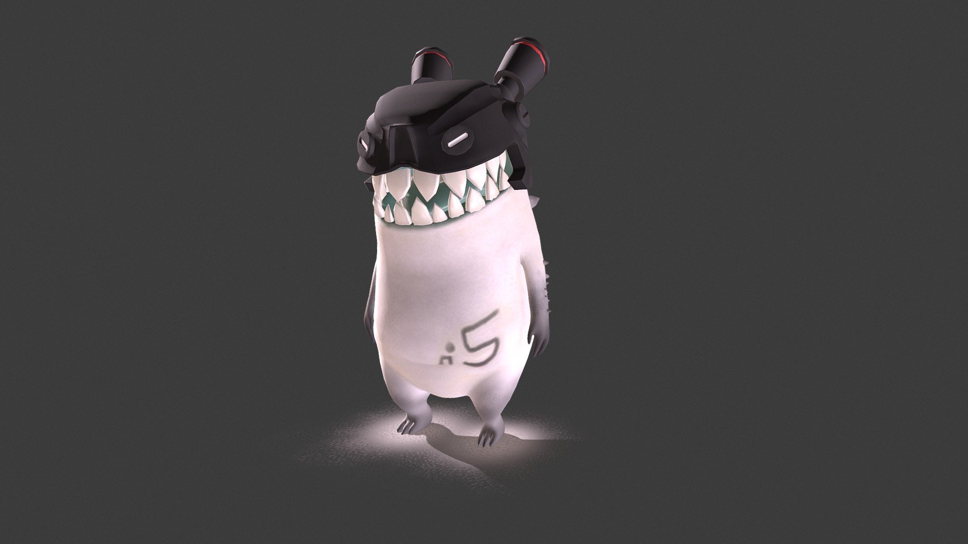 Little Crobus 3d model